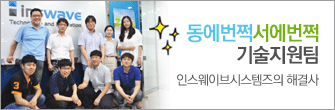 동에번쩍 서에번쩍 기술지원팀, 인스웨이브시스템즈의 해결사